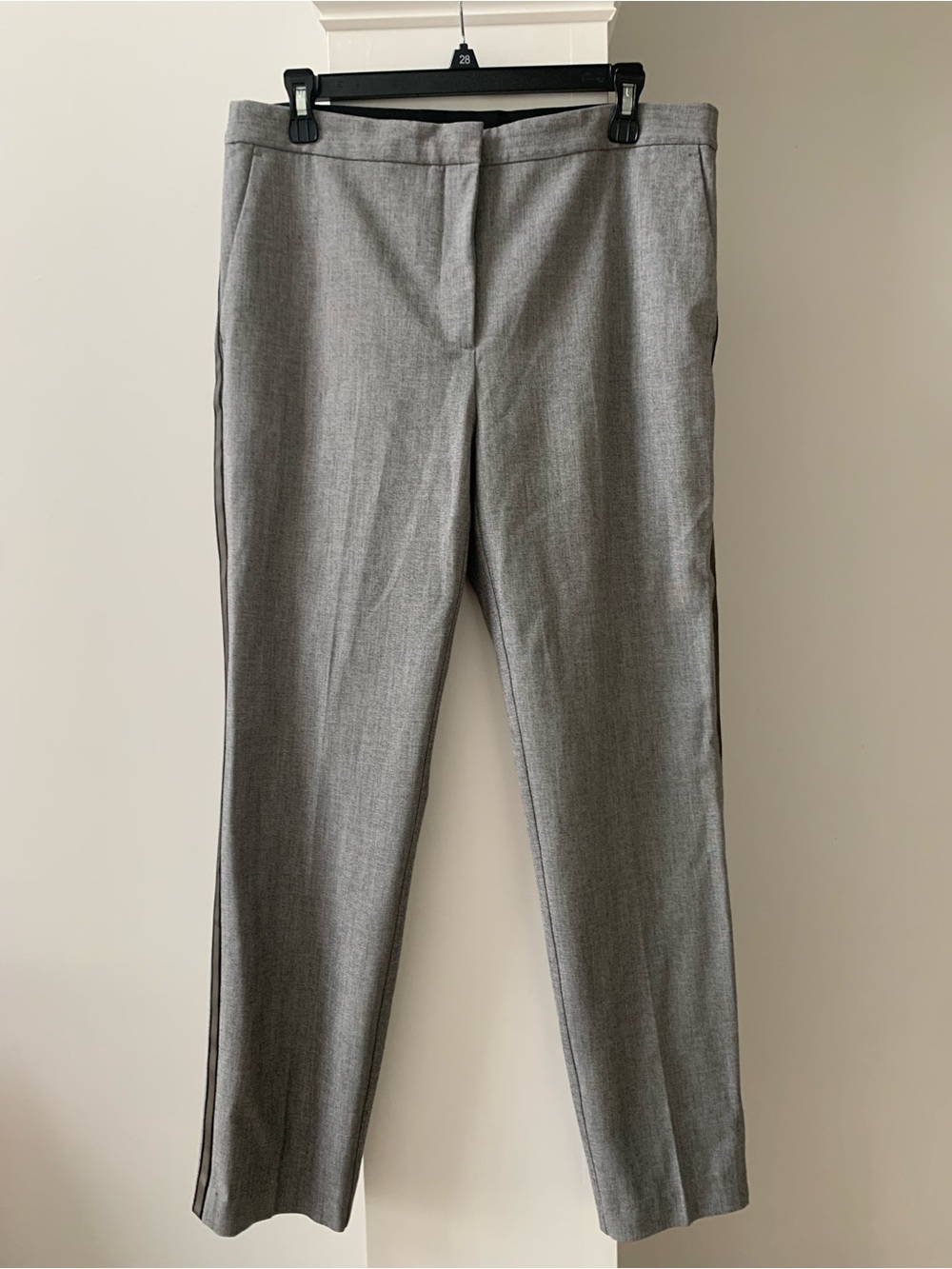Zara Reflective Striped Gray Pants